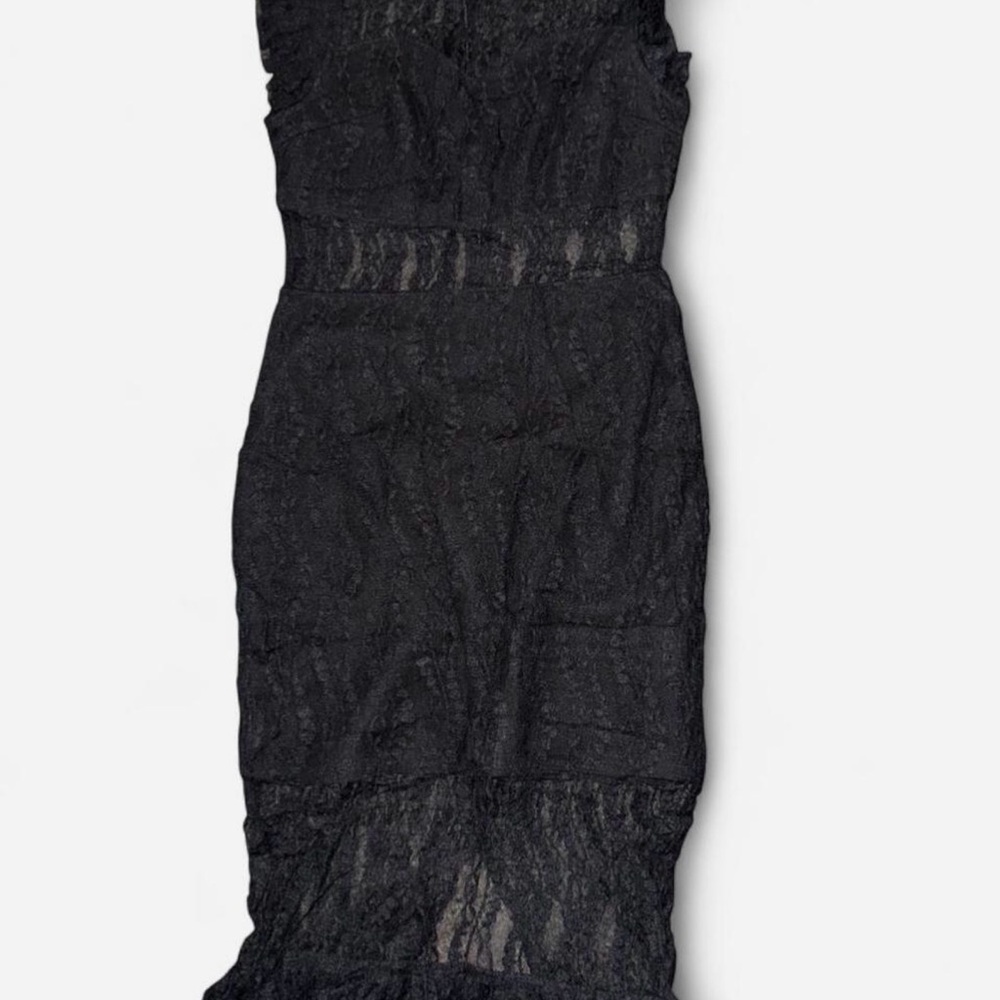 Elegant Black Lace Dress